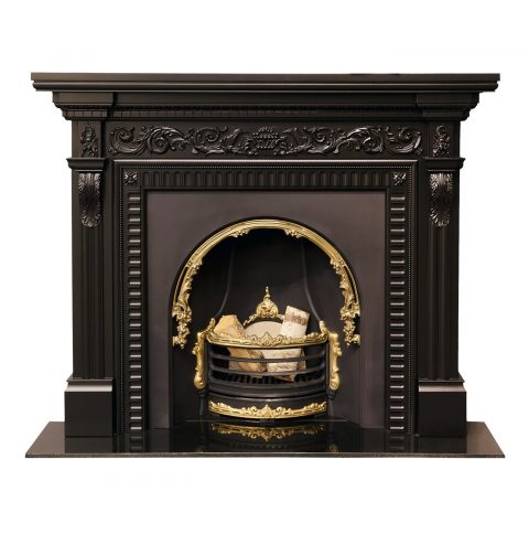 British Fires New Forest 870 Deluxe + Revestimiento Brockenhurst 870